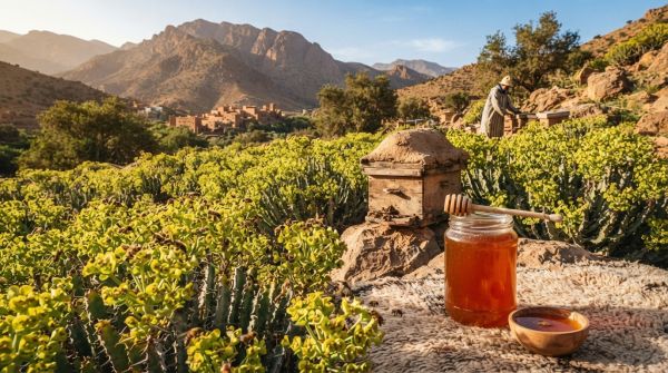 Découvrez les avantages et propriétés du miel d'euphorbe marocain