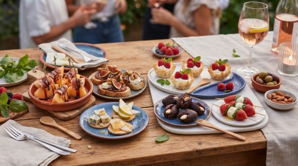Des idées de recettes de tapas sucrés-salés pour vos soirées