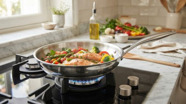 Optez pour la poêle inox cristel : une cuisson saine et élégante